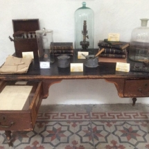 Desk in Sir Themistocles Zammit&#039;s lab within the Castellania (Ministry of Health) in Valletta. Photo courtesy of Continentaleurope.