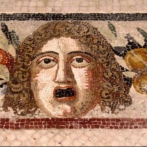 RSDetail of floor mosaic found at Domvs Romana, Rabat, Malta