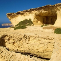 Ras il-Wardija Punic Temple, limits of San Lawrenz, Photo credit- Wikimedia Commons