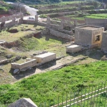 Site of the Mgarr-Ghajn Tuffieha Roman Baths. Unfortunately years of exposure to the elements has damaged many of the flooring tiles