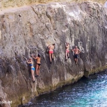 In the summer heat you can throw yourself into the sea for a cooling dip in the Med