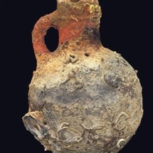 Unique Phoenician jug retreived from the wreck of a Phoenician boat off Gozo.