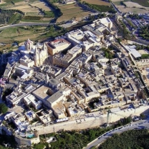 Mdina&amp;amp;#039;s Arab past can be seen in the labyrinthine street layout of the eastern half of Mdina (on right) which survived the 1694 earthquake