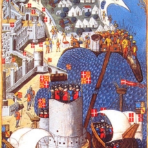 Ottoman forces lay seige to the Knights Hospitallers in Rhodes, 1480