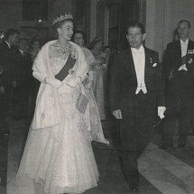 Queen Elizabeth II and Maltese Prime Minister George Borg Olivier at the Palace in 1954. Borg Olivier negotiated Malta&amp;amp;amp;#039;s Independence in 1964