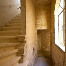 Baroque staircases continued to be supported in between walls but became wider and more elaborate