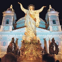 Festa Calendar image - Santa Marija feast, Mosta. Image - Patrick J. Fenech author of The Maltese Village Festa A Traditional Yearly Ritual