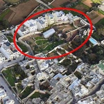 An aerial photo of Villa Mekrech in Għaxaq