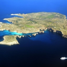 Comino Blue Lagoon aerial