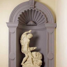 Niche beheading of St Paul