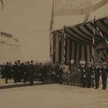 Colonial Memories - the ceremony preceding King Edward VII's laying the foundation stone for the Grand Harbour breakwater in 1903