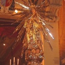 Senglea&#039;s Maria Bambina statue that is carried in procession at the annual feast on the 8th of September.Photo Rennie Gauci