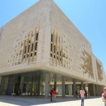 The Parliament Building aka Cheese Grater building by Renzo Piano in Valletta, Malta