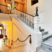 The grand staircase at Casa Rocca Piccola