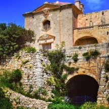  Fawwara Chapel of Our Lady of Mount Carmel, with the stream&#039;s water reservoir beneath.