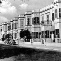 The typical bay window Victorian houses that used to line Sliema&#039;s seafront.