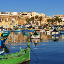 Bateaux de pêche traditionnels à Marsaxlokk - Image de Jocelyn Erskine-Kellie