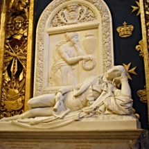 Fine classical tomb of Louis Charles d&#039;Orléans, Count of Beaujolais 1779-1808, the younger brother of King Louis-Philippe I of France, who died