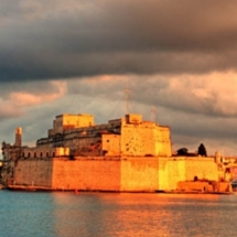 Fort St Angelo, Birgu, seen from Valletta