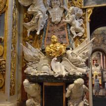 Monument to Grand Master Nicolas Cotoner by Domenico Guidi, at the Chapel of Aragon_