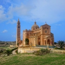 Our Lady of Ta&amp;#039; Pinu Basilica set in the beautiful Gozitan countryside.