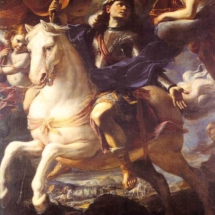 St. George on Horseback, Mattia Preti&#039;s Baroque masterpiece, altarpiece of the Chapel of Aragon at St John&#039;s Co-Cathedral_