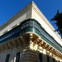 The balcony of the Magisterial Palace Valletta. Photo courtesy of Nadya German.