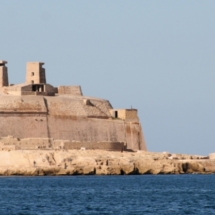 View from the sea of Fort St Elmo - Photo by John Haslam