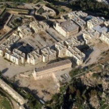 Aerial view showing how Fort Chambray developed into a residential area 1