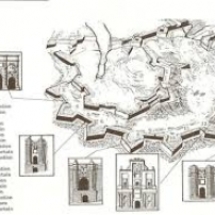 An overview of the Cottonera Line of Defence with its fortifications