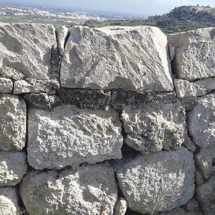 Back (defenders’) view of the wall in the Kunċizzjoni area. Photo Ray Cachia Zammit