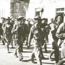 Men of the British Eighth Army enter Tobruk on 6 November 1942