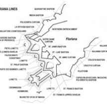 Overview of Floriana's fortifications