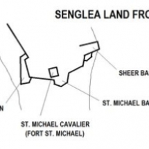 Overview of Senglea's fortifications