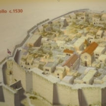 Reconstruction model of the Ċittadella still referred to as the Gran Castello