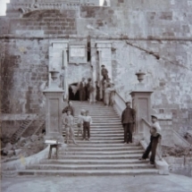 San Salvatore Gate during the British period in Malta