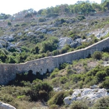 The stop-wall at Wied il-Faħam between Madliena and Għargħur. Photo Richard Cachia Zammit